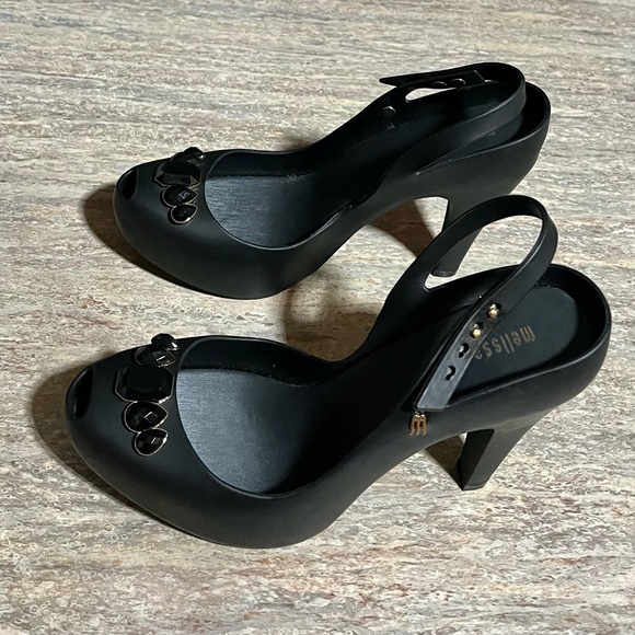 Melissa Ultra Girl open toe high heels sling sandals - Picture 3 of 16